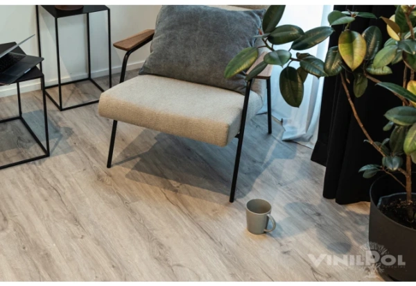 Клеевая кварцвиниловая плитка Vinilpol Glue 7897 EIR Дуб Неаполь